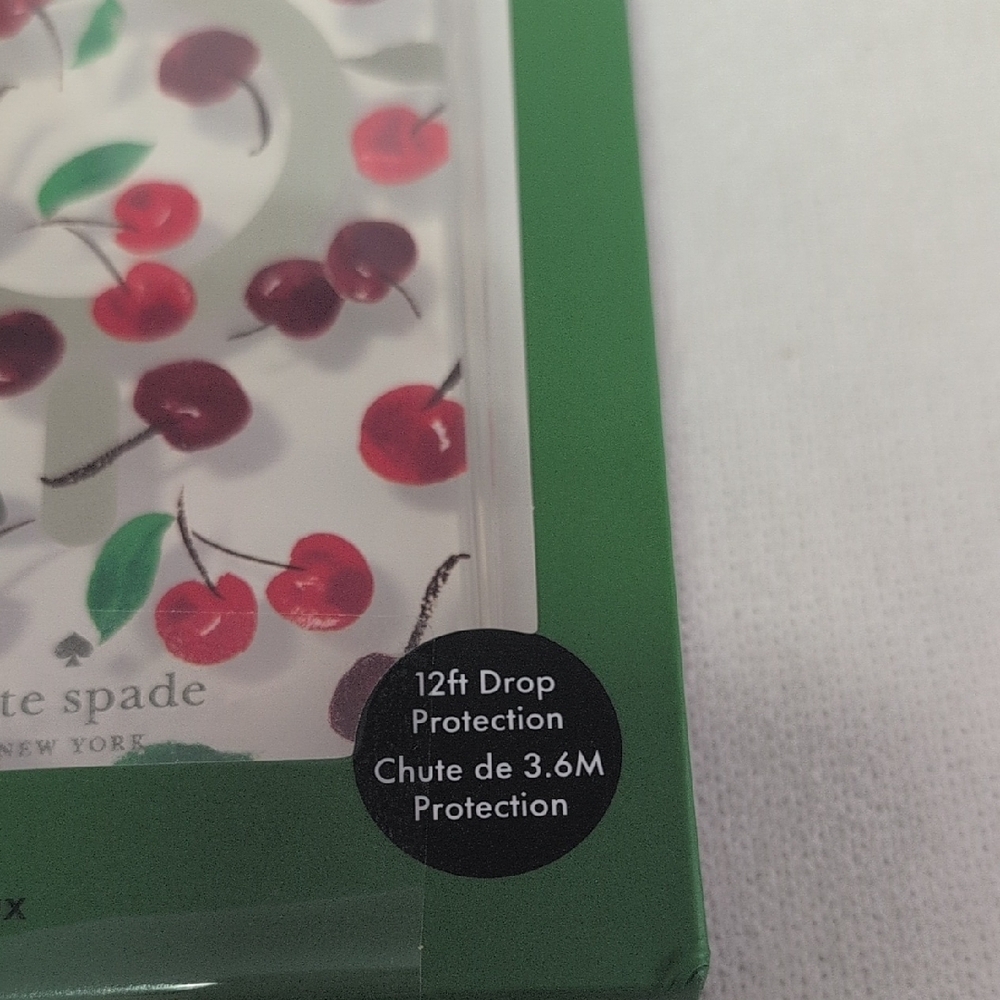 Kate Spade Cherry Clear iPhone 15 Pro Max Phone Case - Picture 6 of 7